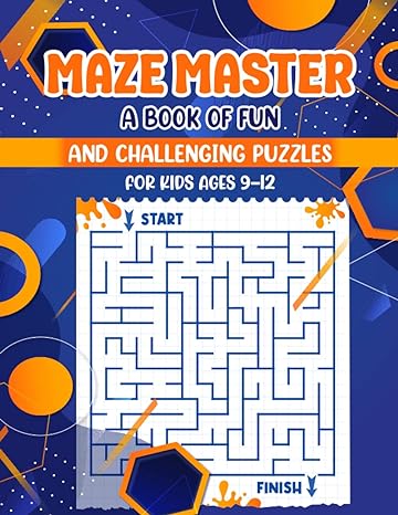 a maze game on a cover