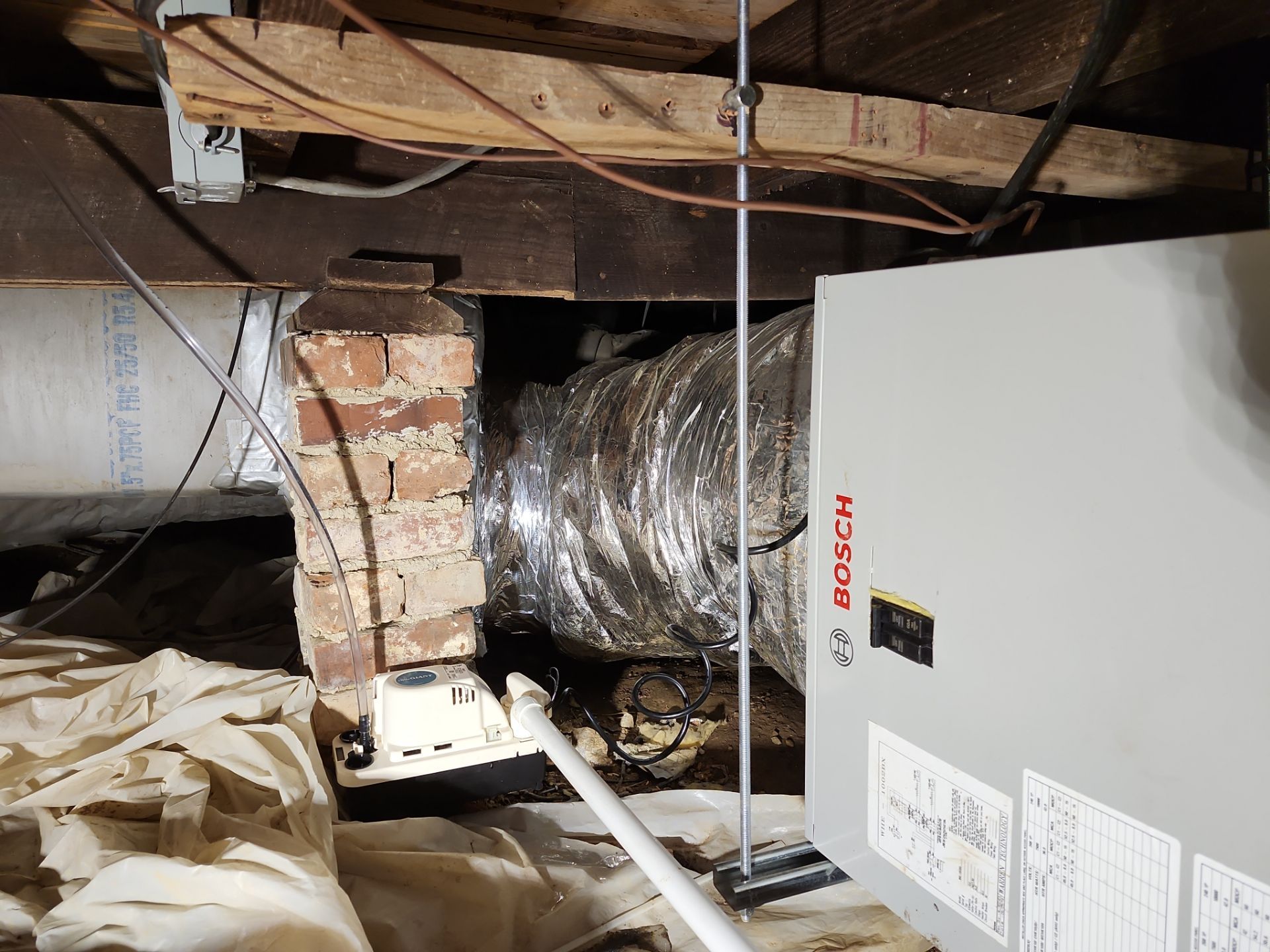 a ventilation system inside a house