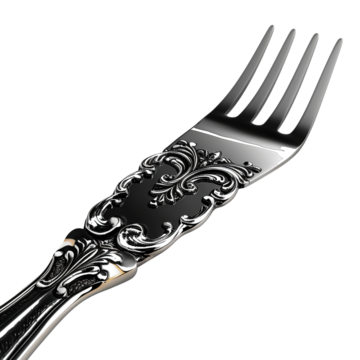 a close-up of a fork