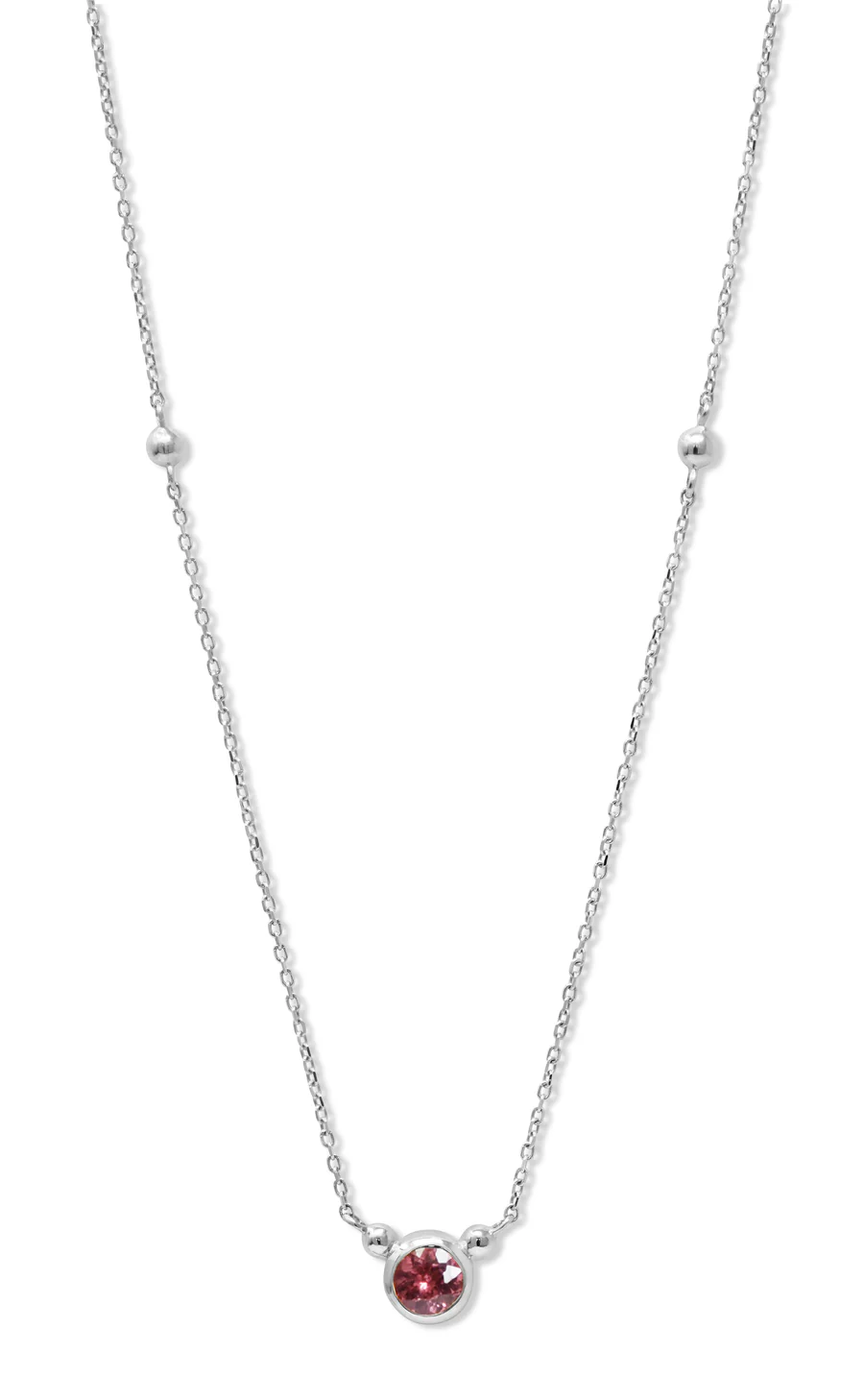a necklace with a diamond on it