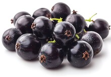 a pile of black currants