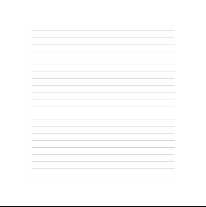 a white paper with black lines