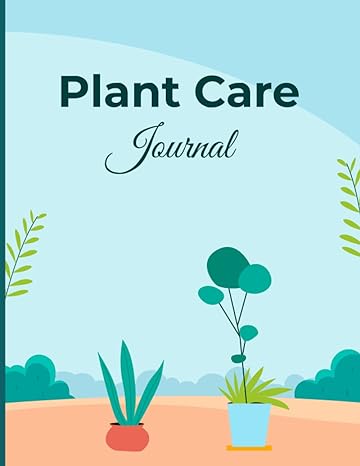 a cover of a book with plants