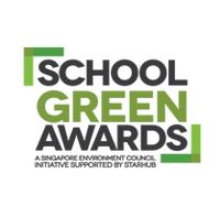 a logo for a school green awards