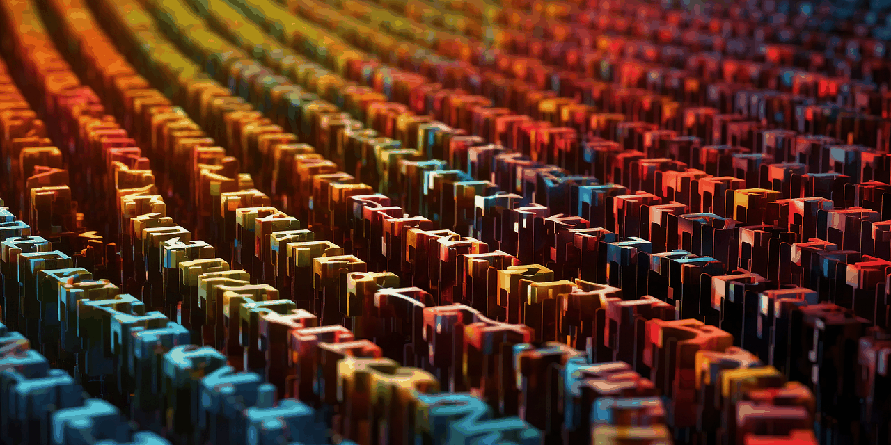 a group of colorful blocks