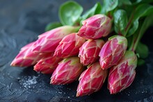 a bunch of pink flowers