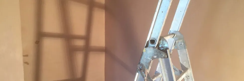 a ladder on a wall