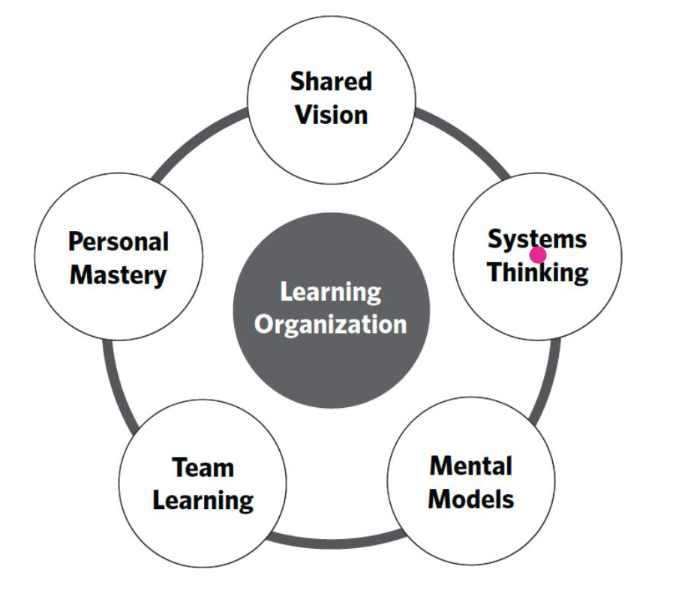 a diagram of a learning organization