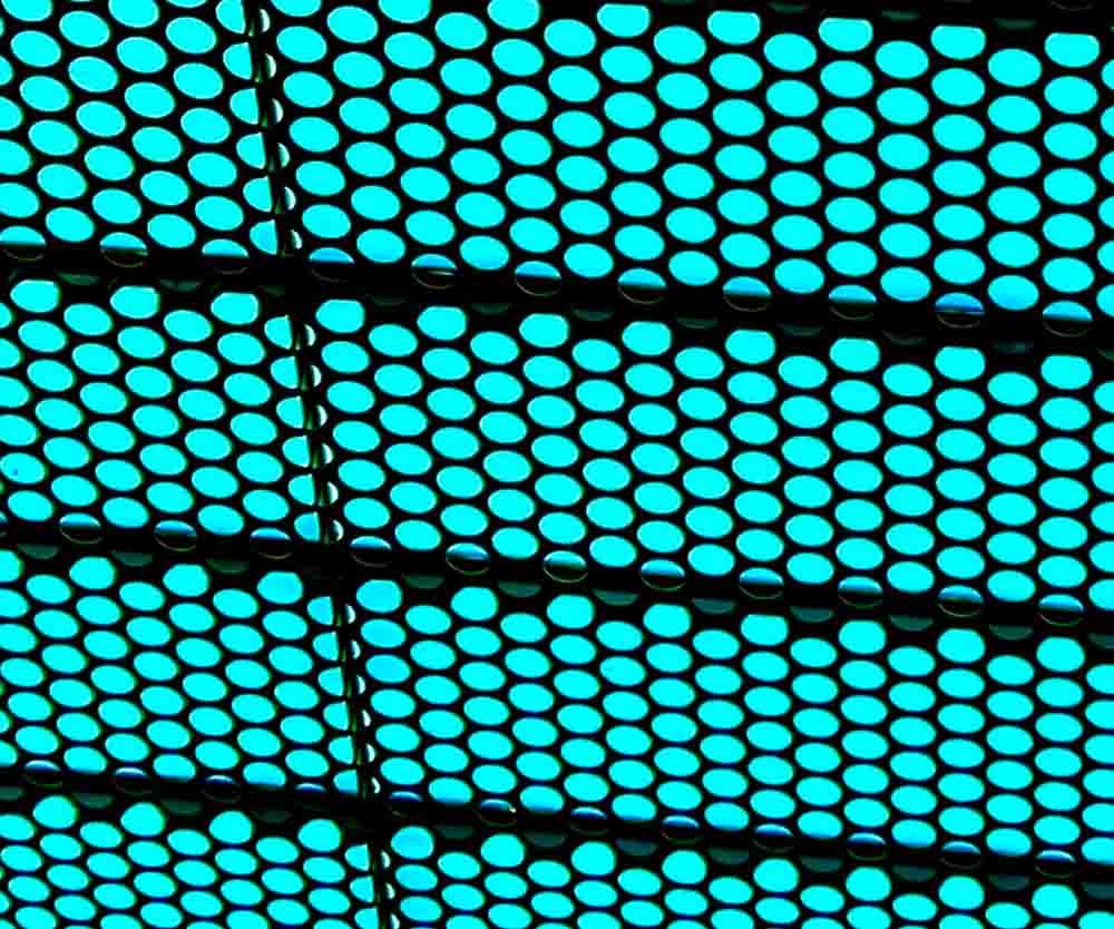 a close up of a grid