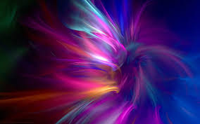 a colorful swirls of light