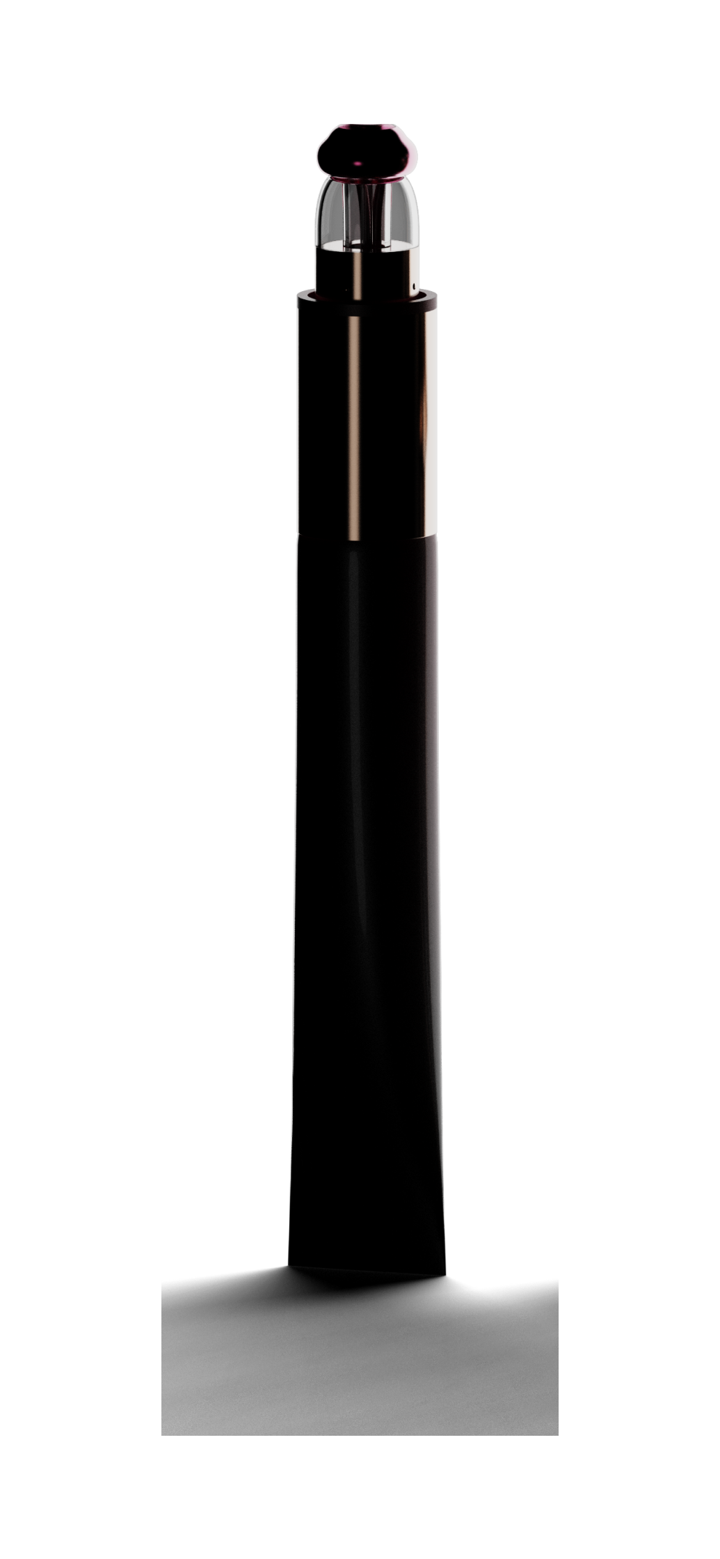 a black tube with gold cap