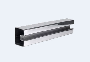 a metal bar with a white background
