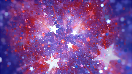 a red white and blue stars