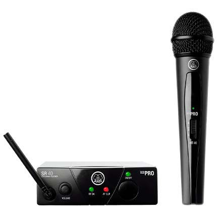 a microphone and a wireless device