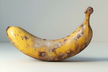 a banana with a brown spot