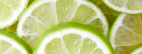 a close up of a lime