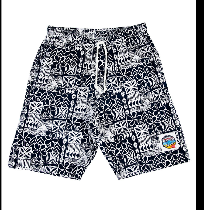 a pair of shorts with a design