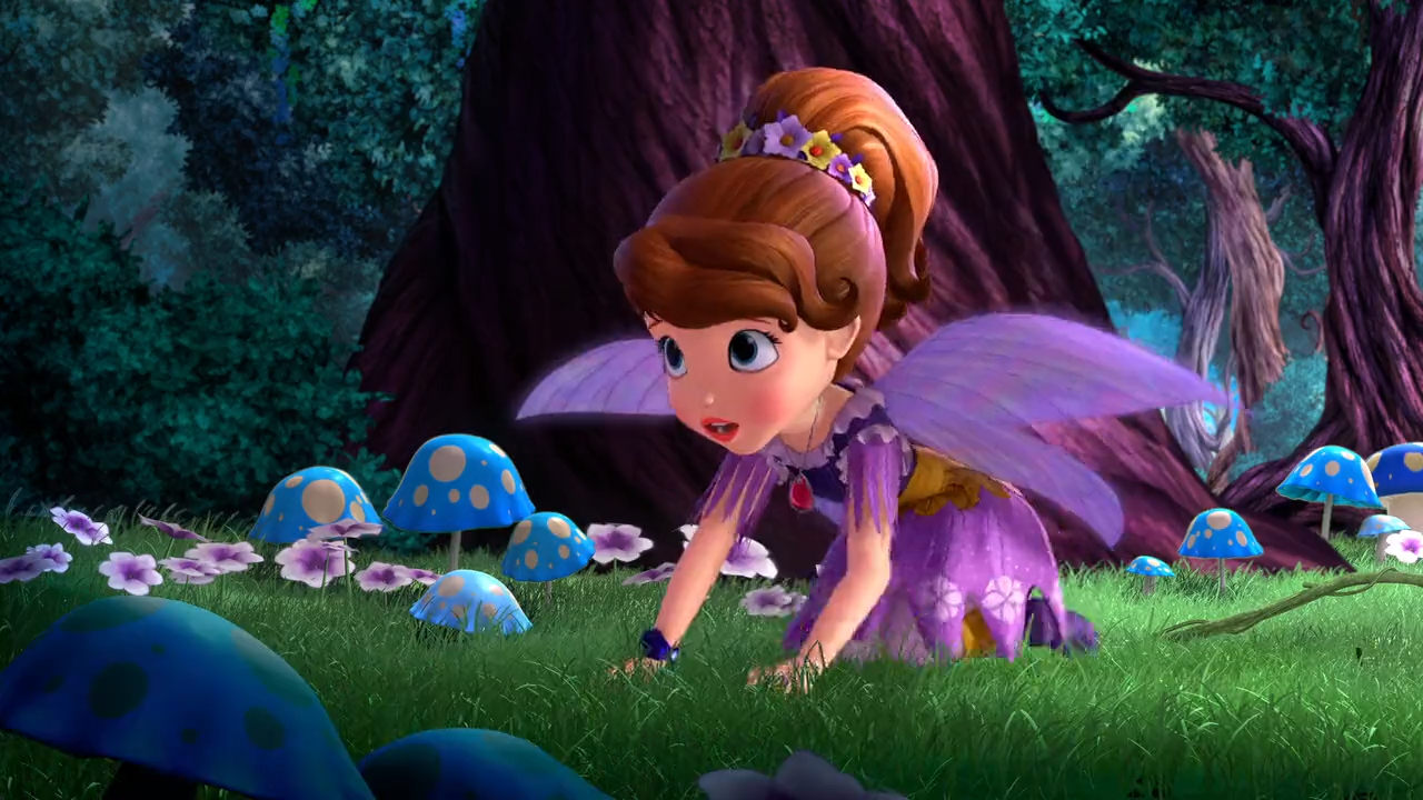 cartoon of a fairy in a forest