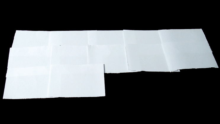 a group of white papers