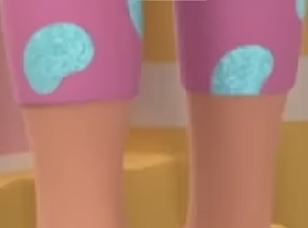 a close up of legs