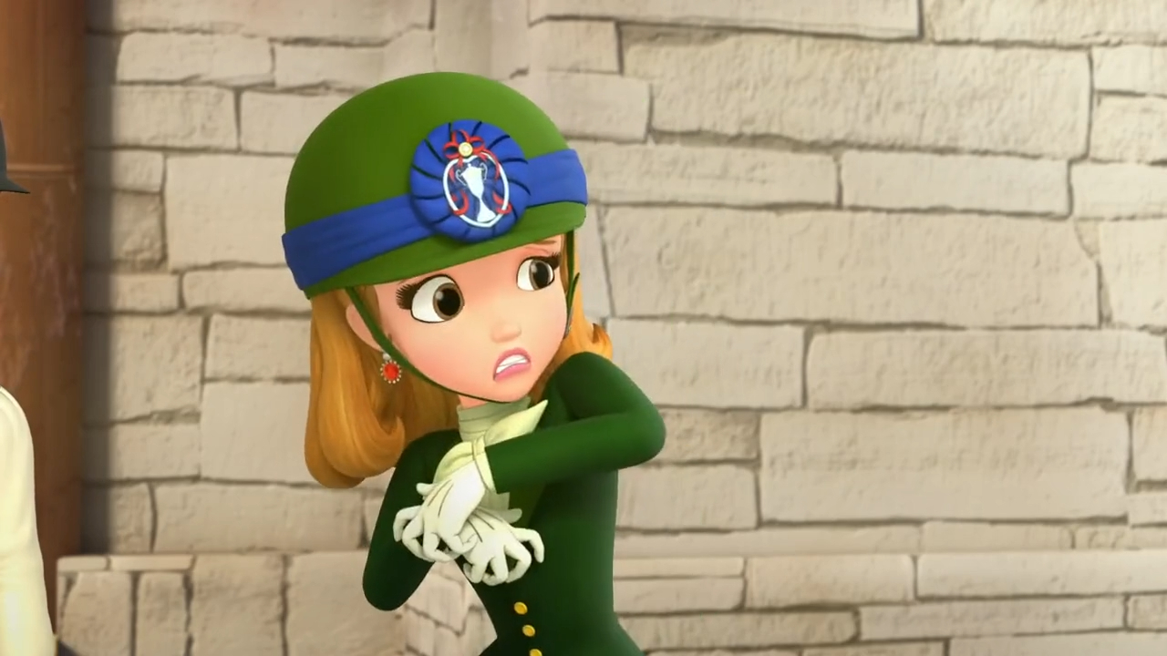 a cartoon of a woman in a green uniform