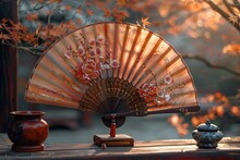 a fan on a table