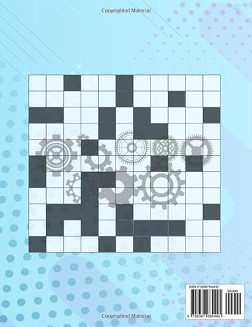 a crossword puzzle with gears on it