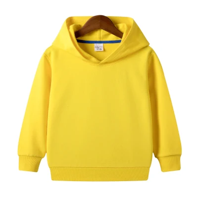 a yellow hoodie on a swinger