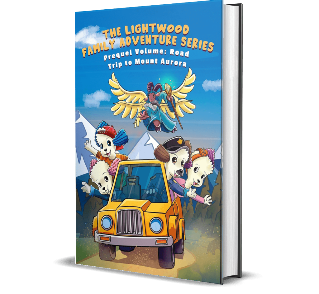 a book with cartoon characters on it