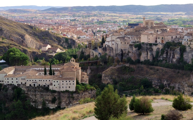 a city on a cliff