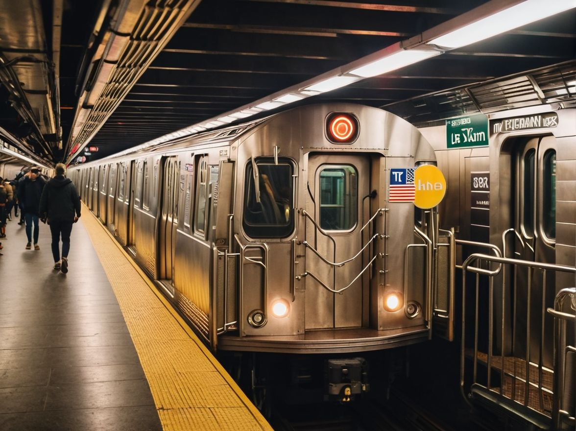 a train at a subway station