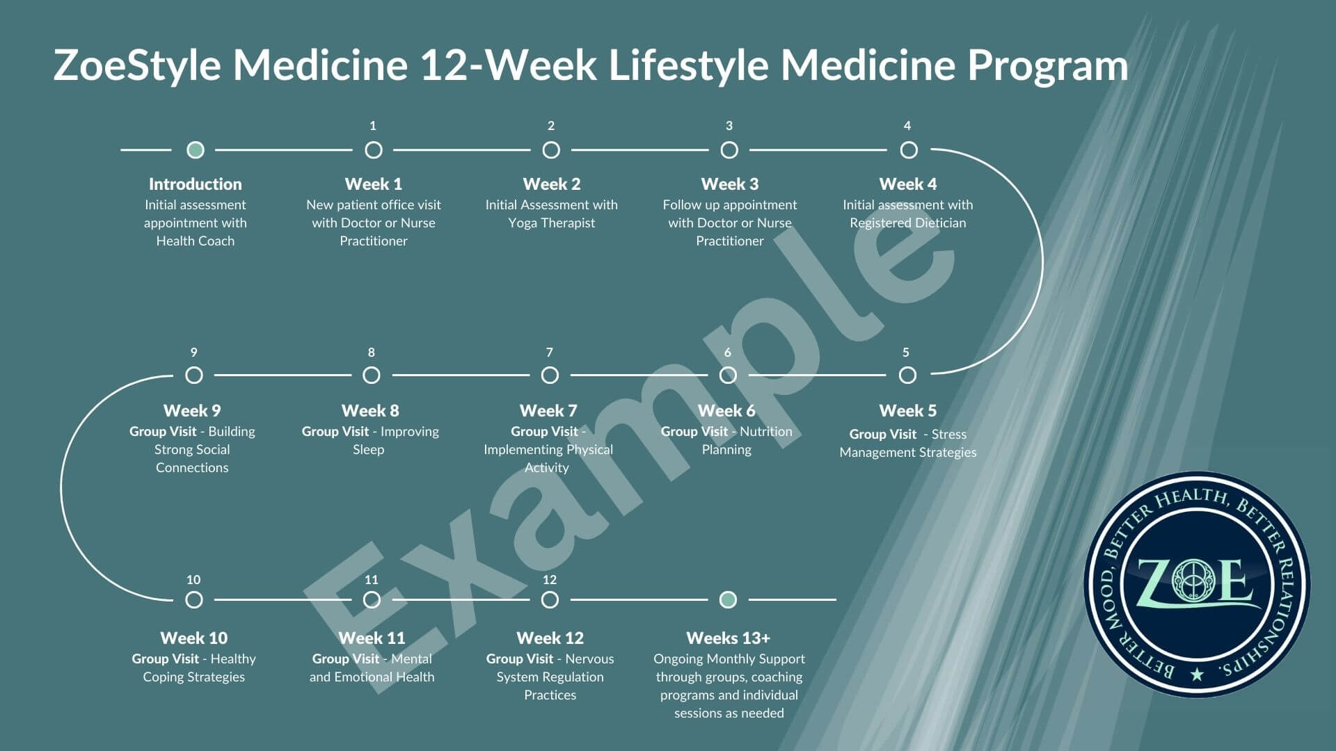 a chart of medicine program