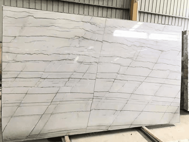 a large white marble slab
