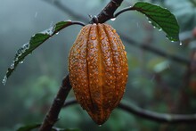 a fruit on a tree