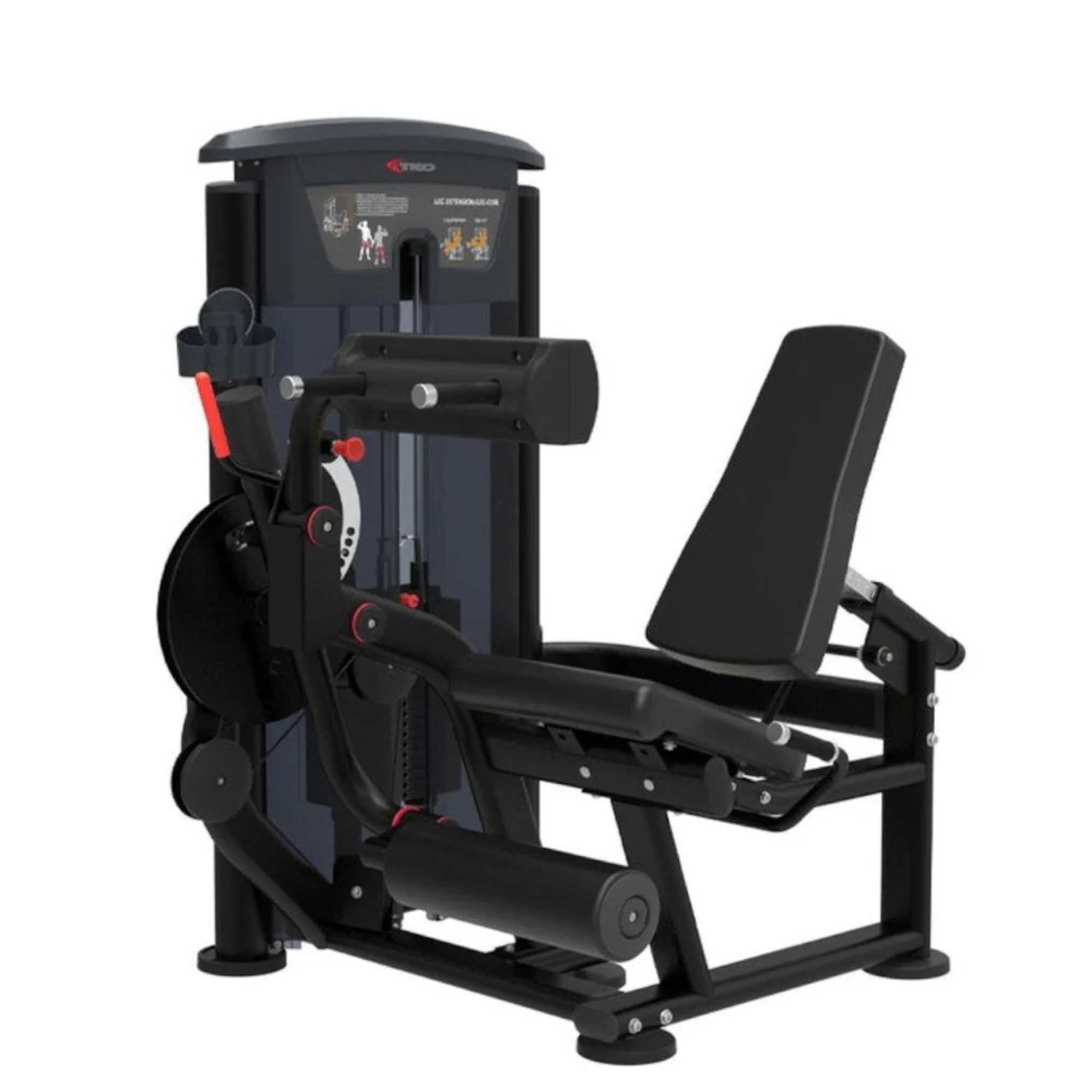 a black and black exercise machine