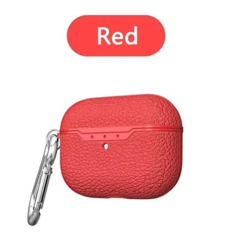 a red case with a keychain