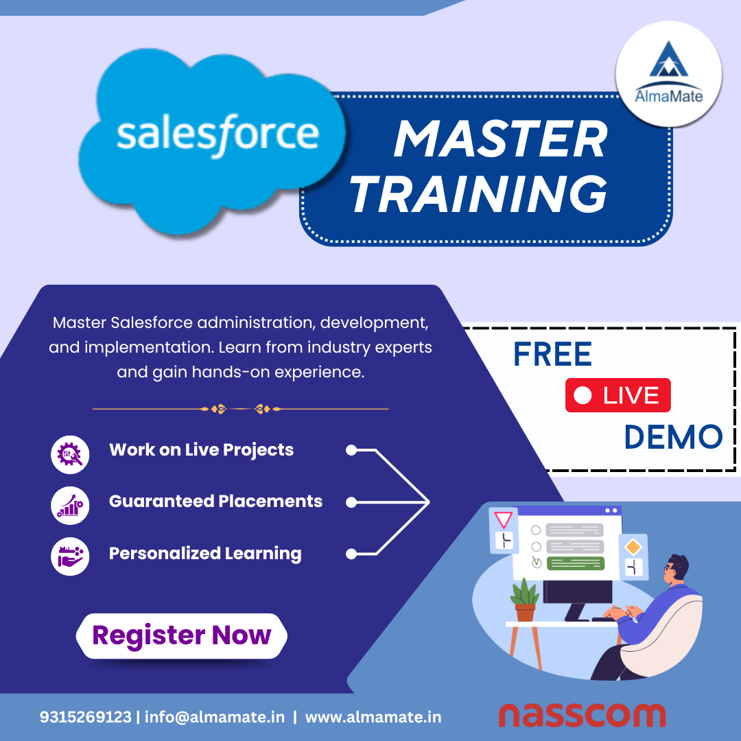 a poster for a salesforce training