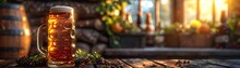 a blurry image of a wood table