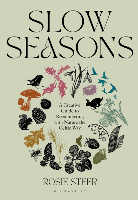 a book cover with different plants and flowers