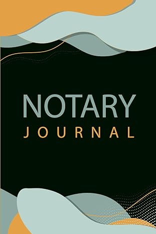 a cover of a notary journal
