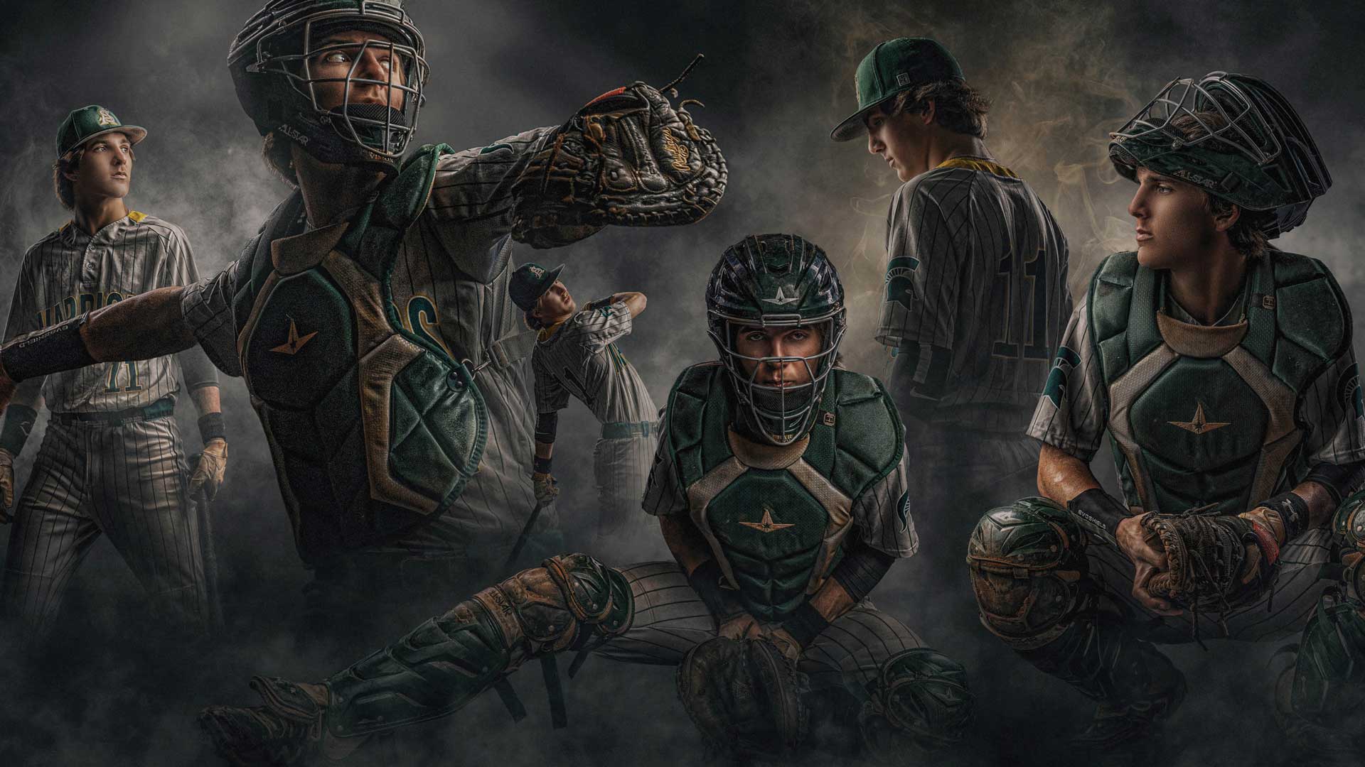 a group of baseball players