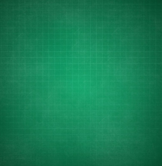 a green grid paper with white squares