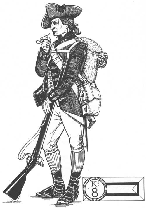 a drawing of a man in military uniform