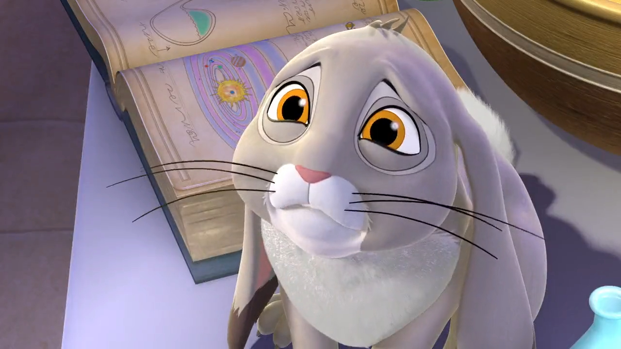 a cartoon rabbit with long whiskers