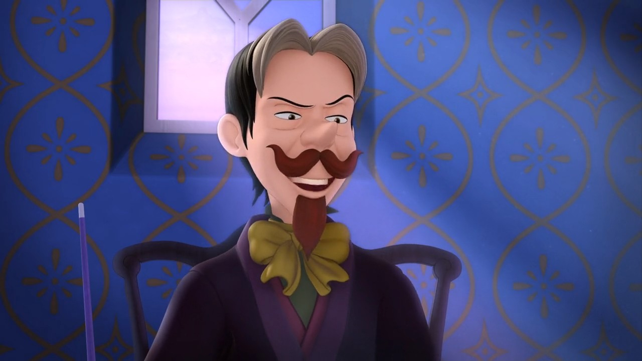 cartoon of a man with a mustache