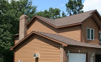 a house with a chimney