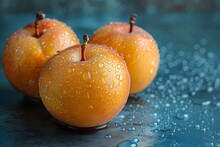 a group of orange fruit