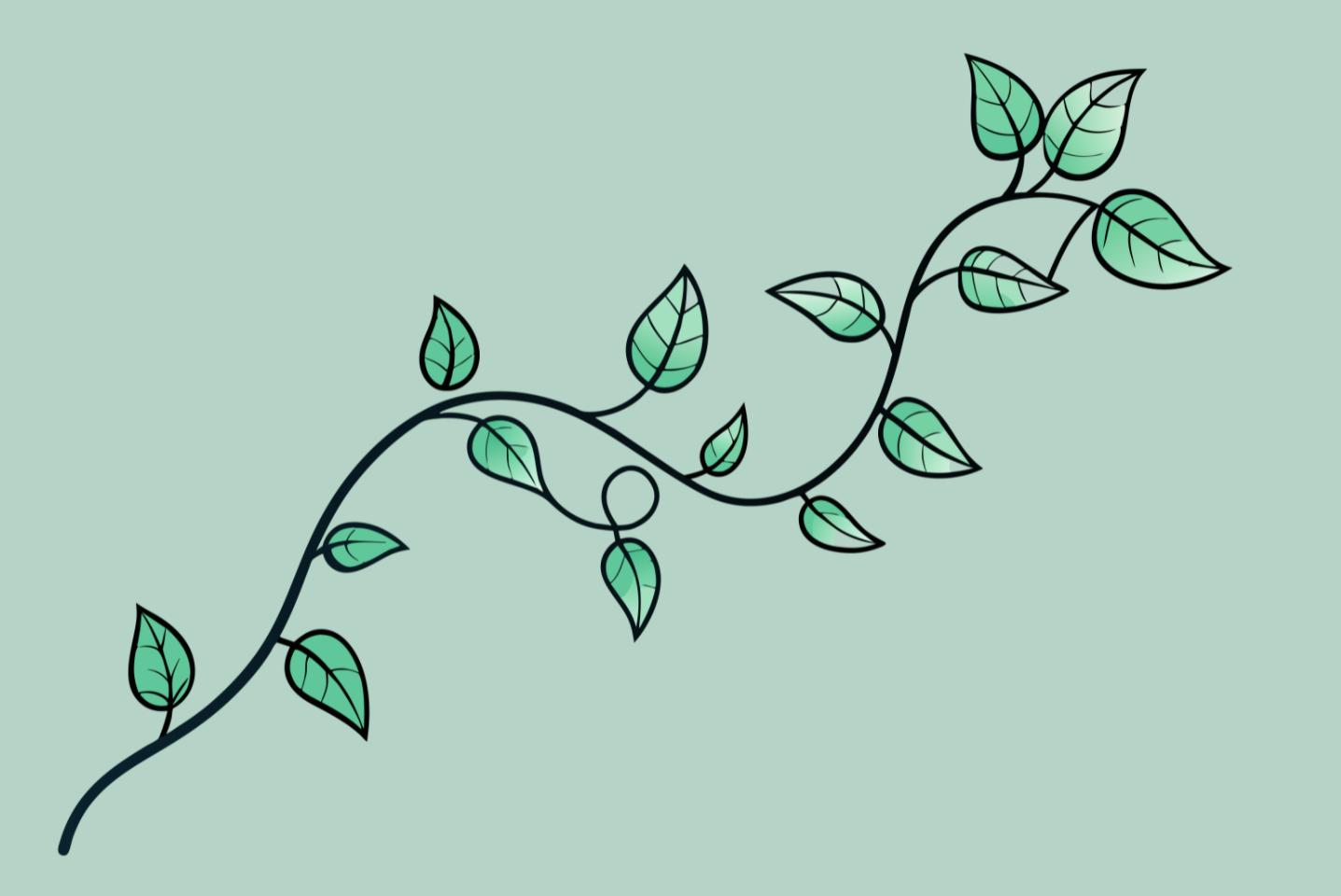 a green leaves on a branch
