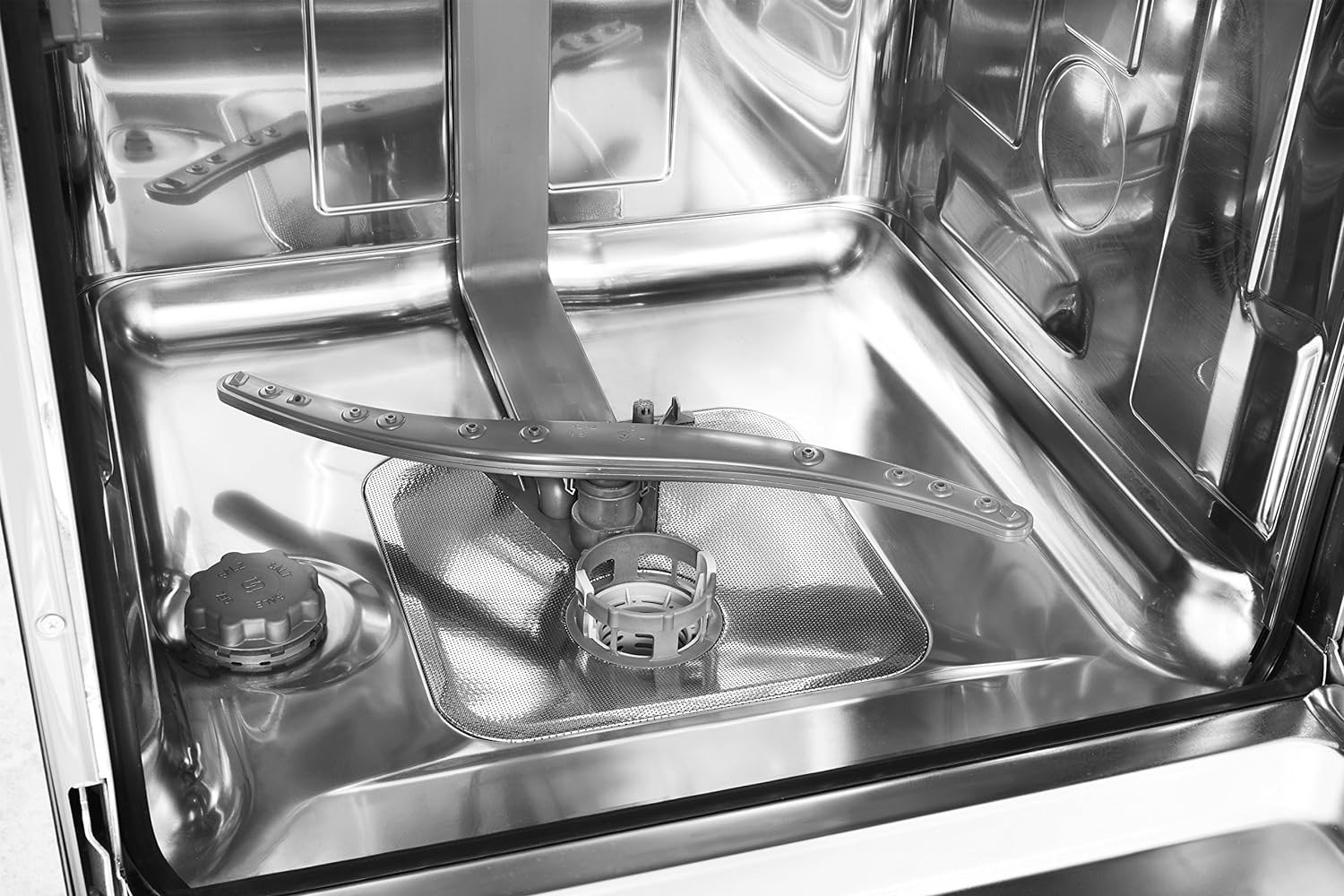 a close-up of a dishwasher