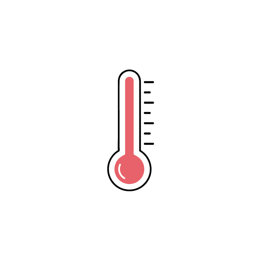 a thermometer on a black background